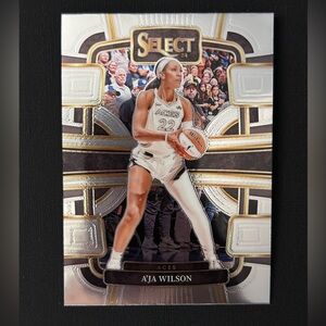 2024 Panini Select WNBA Concourse A'ja Wilson #86 Silver Prizm